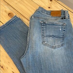 Lucky Brand Sienna Cigarette Distressed Jeans